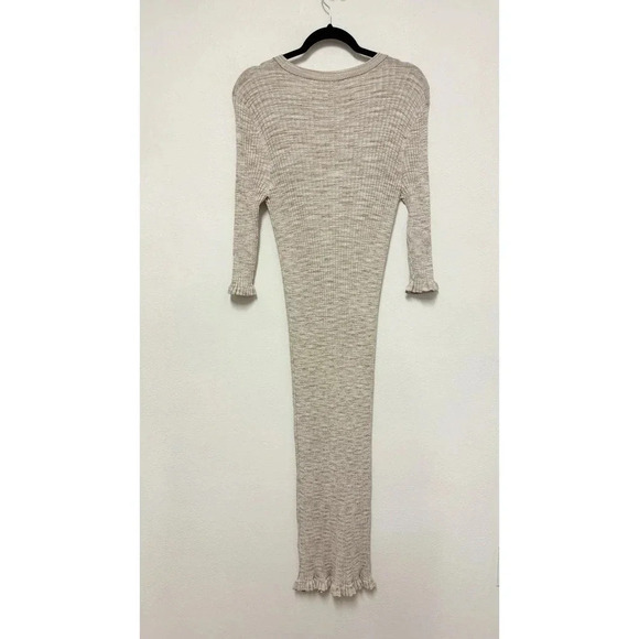 NWT $448 Veronica Beard Richie Ribbed Knit Space-Dyed Midi Dress - Picture 5 of 7